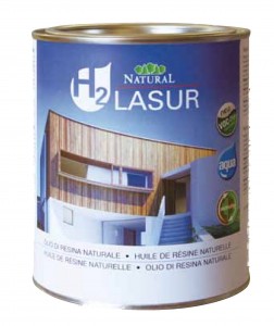 H2-Lasur: natürlicher Holzschutz
