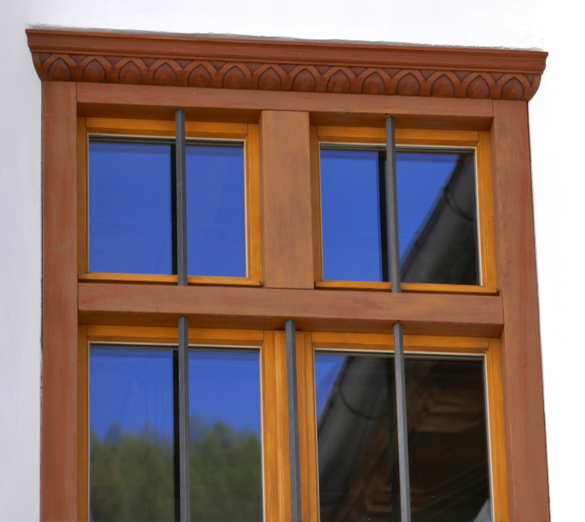 Fenster mit Holzlasur - Naturharzöl
