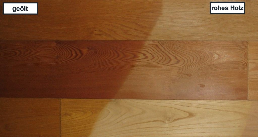 Eiche natürlich ölen mit Holzöl von Natural Naturfarben Natural Naturfarben