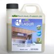 Die H2-Lasur metallic gibt einen Metallglanz auf Holz