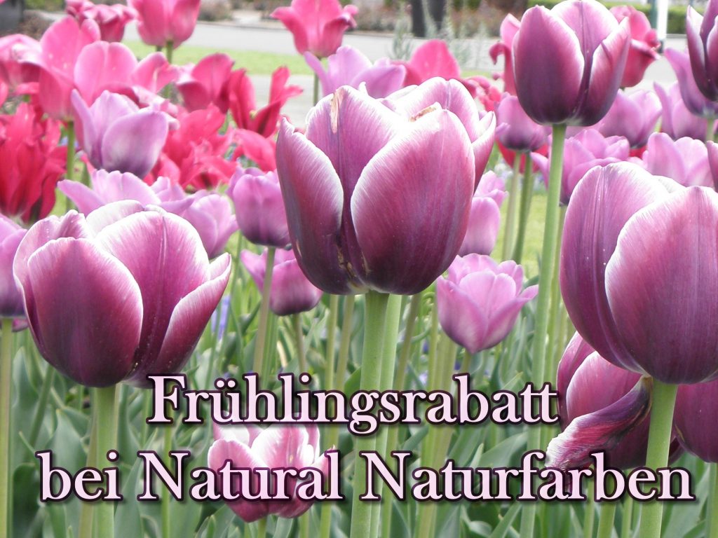 Frühlingsaktion bei Natural Naturfarben: Kaufen und Gutes tun